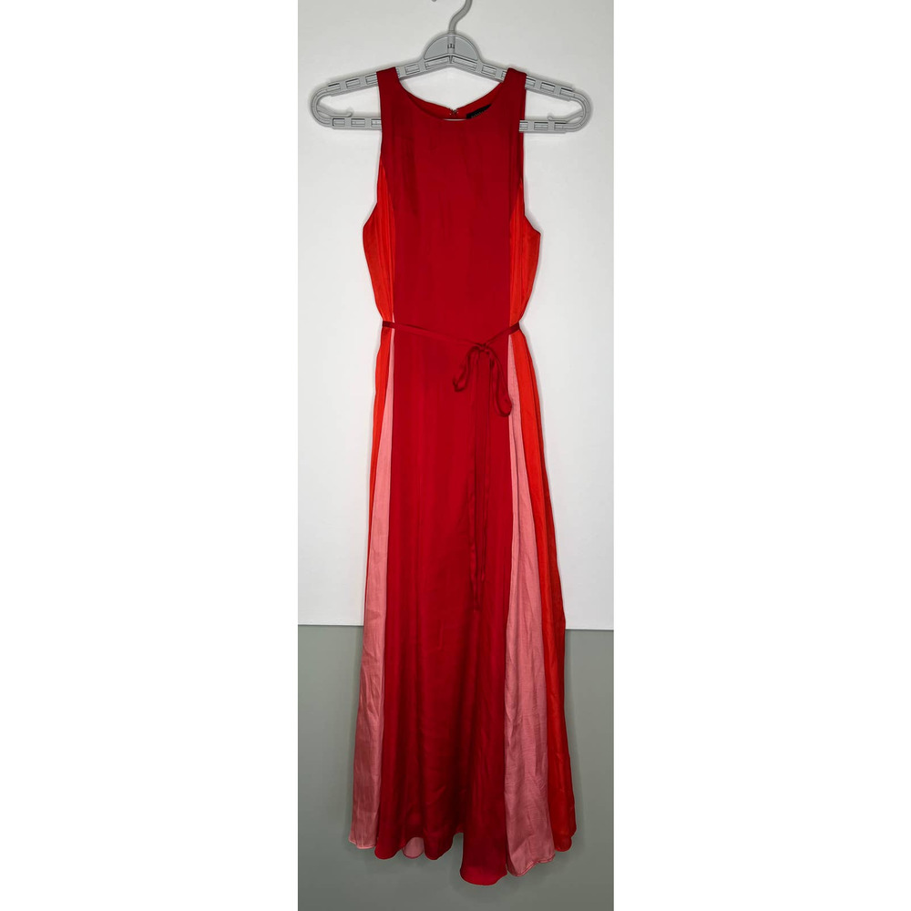 Banana Republic Women's Color Block Maxi Dress Size 00 Petite